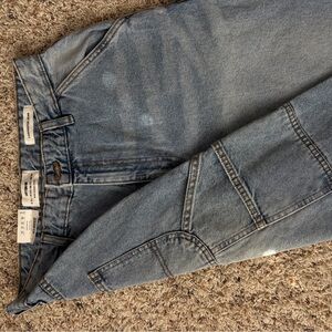 Cotton On Denim Carpenter Jeans in Light Blue